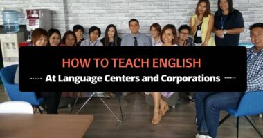 how to teach english at language centers and corporations
