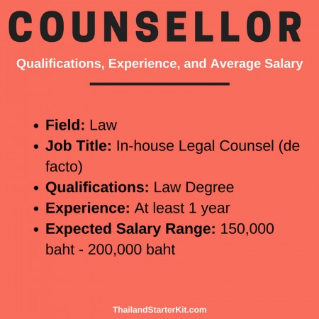 legal counsellor in thailand