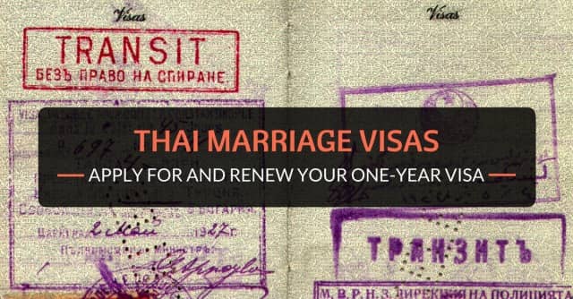 thai marriage visas