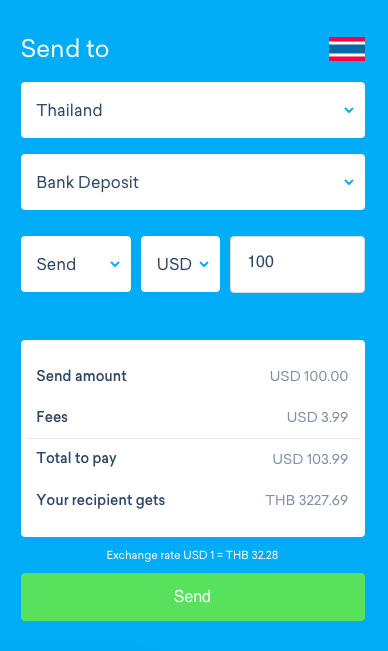 Bank Deposit to TH