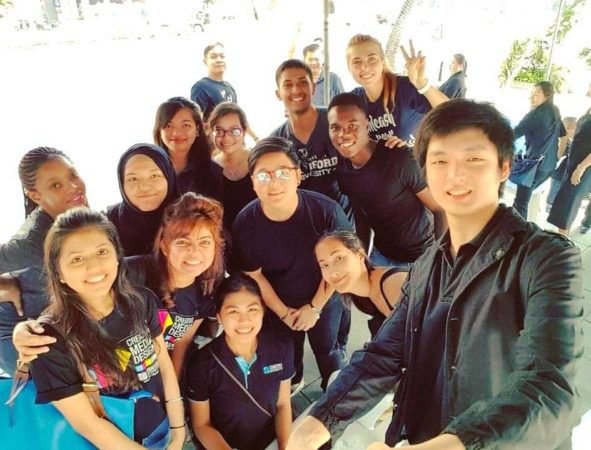 mis amigos en la Universidad de Stamford