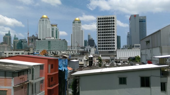 edificios de oficinas dentro de Bangkók