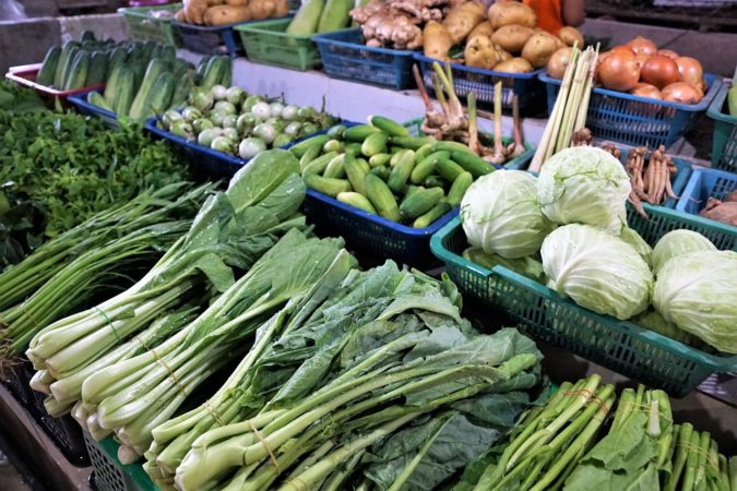marché fermier à Bangkok