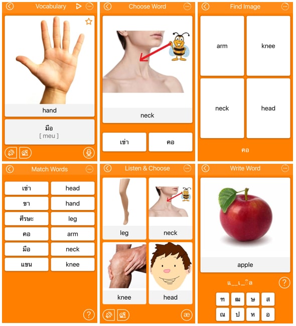 Learn Thai with FunEasyLearn - Seriously Addictive iOS and Android and Windows 10 Apps FunEasyLearn