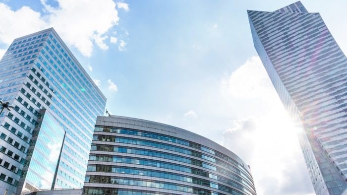 immeuble de bureaux moderne à Bangkok