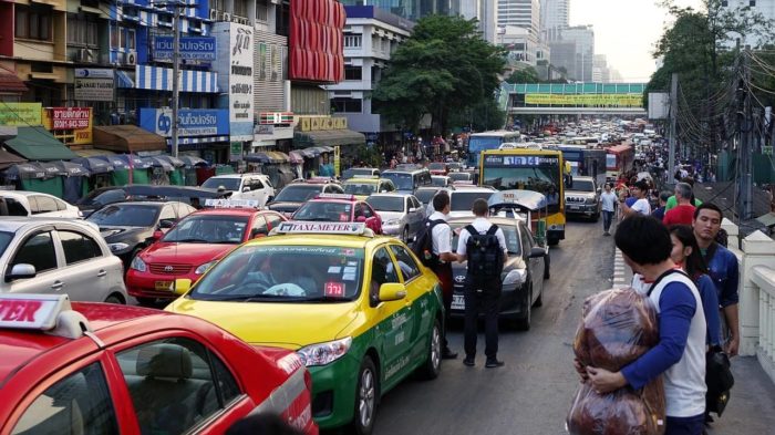 circulation à Bangkok