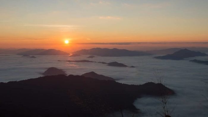 watchining sun rise