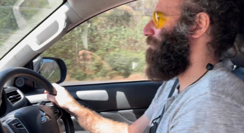 Jonathan's driving in Thailand.
