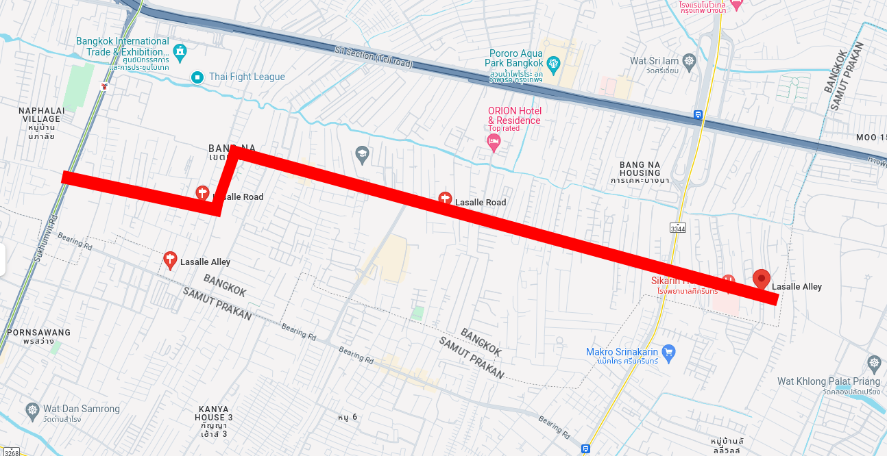 Lasalle Area Bangkok Suburbs