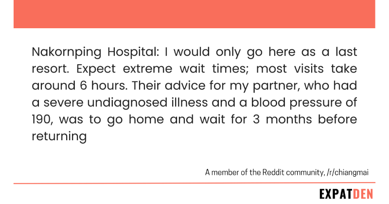 Public hospital chiang mai waiting time