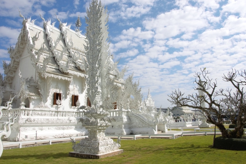 white temple in Chiang Rai