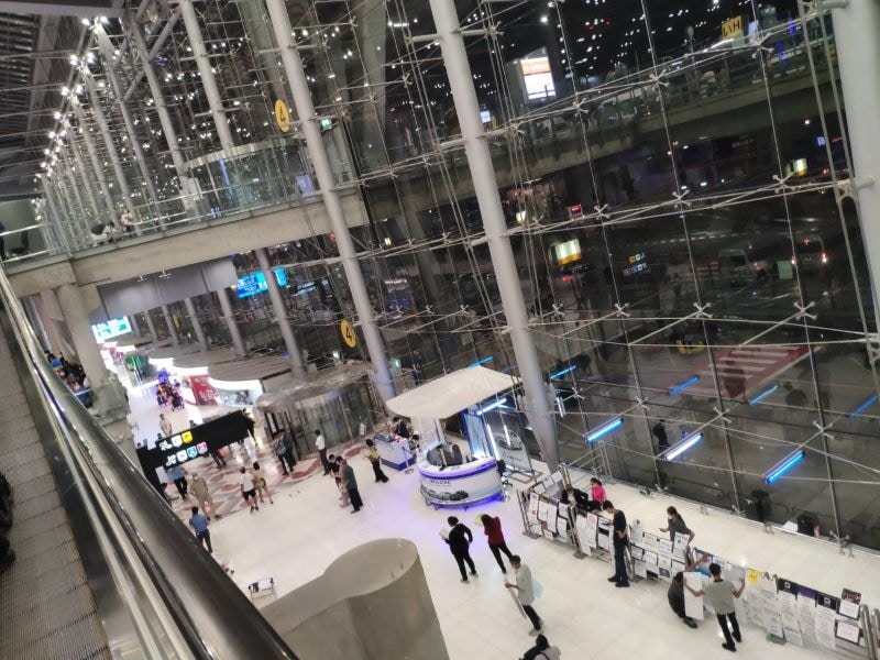 Arrival area at Bangkok Suvarnabhumi airport