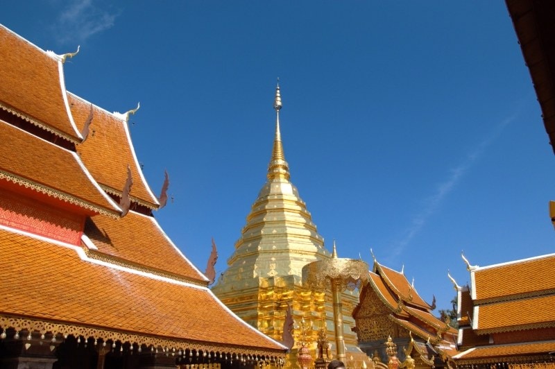 Wat Phra That Doi Suthep overlooking Chiang Mai