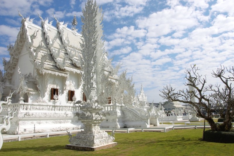 Wat Rong Khun, the White Temple in Chiang Rai