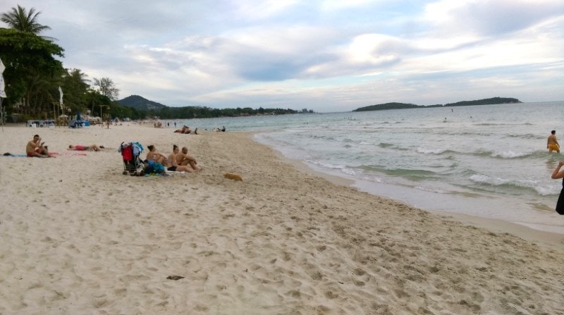 A beach on Koh Samui