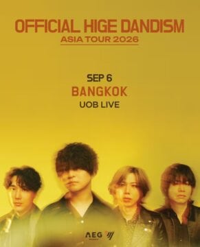 Official Hige Dandism Asia Tour 2026 in Bangkok