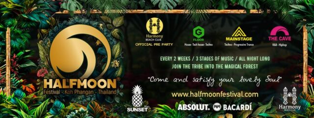 Half Moon Festival, Koh Phangan (September)