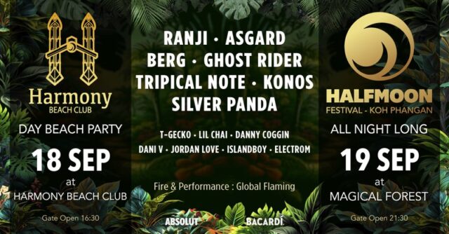 Half Moon Festival, Koh Phangan (4-5 October)