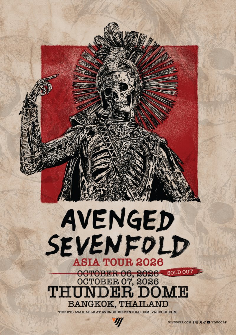 Avenged Sevenfold: Asia Tour 2026 in Bangkok