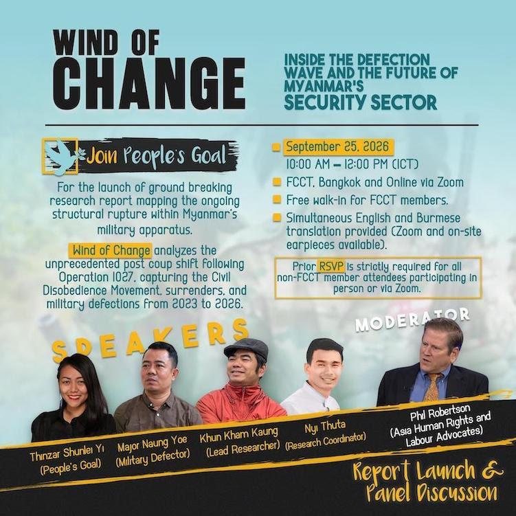 FCCT: Wind of Change - Myanmar's defection wave