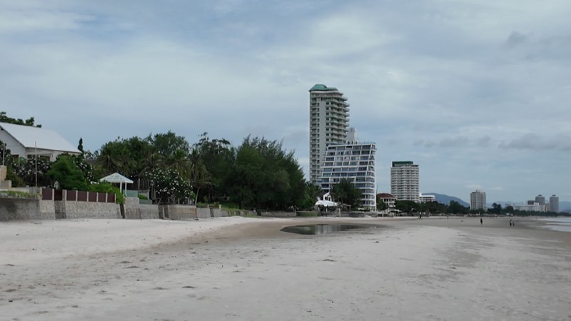 Beachfront condo towers in Hua Hin