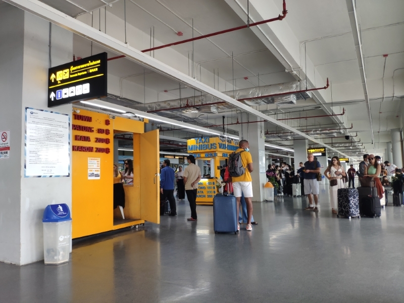 Phuket International Airport arrival hall