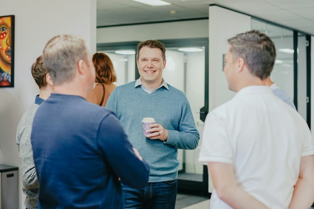 Expats networking at an event in Bangkok