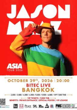 Jason Mraz Live in Bangkok 2026