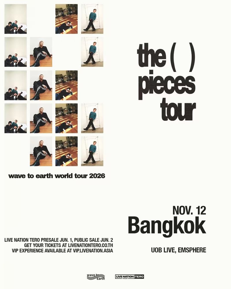 wave to earth: the pieces tour in Bangkok