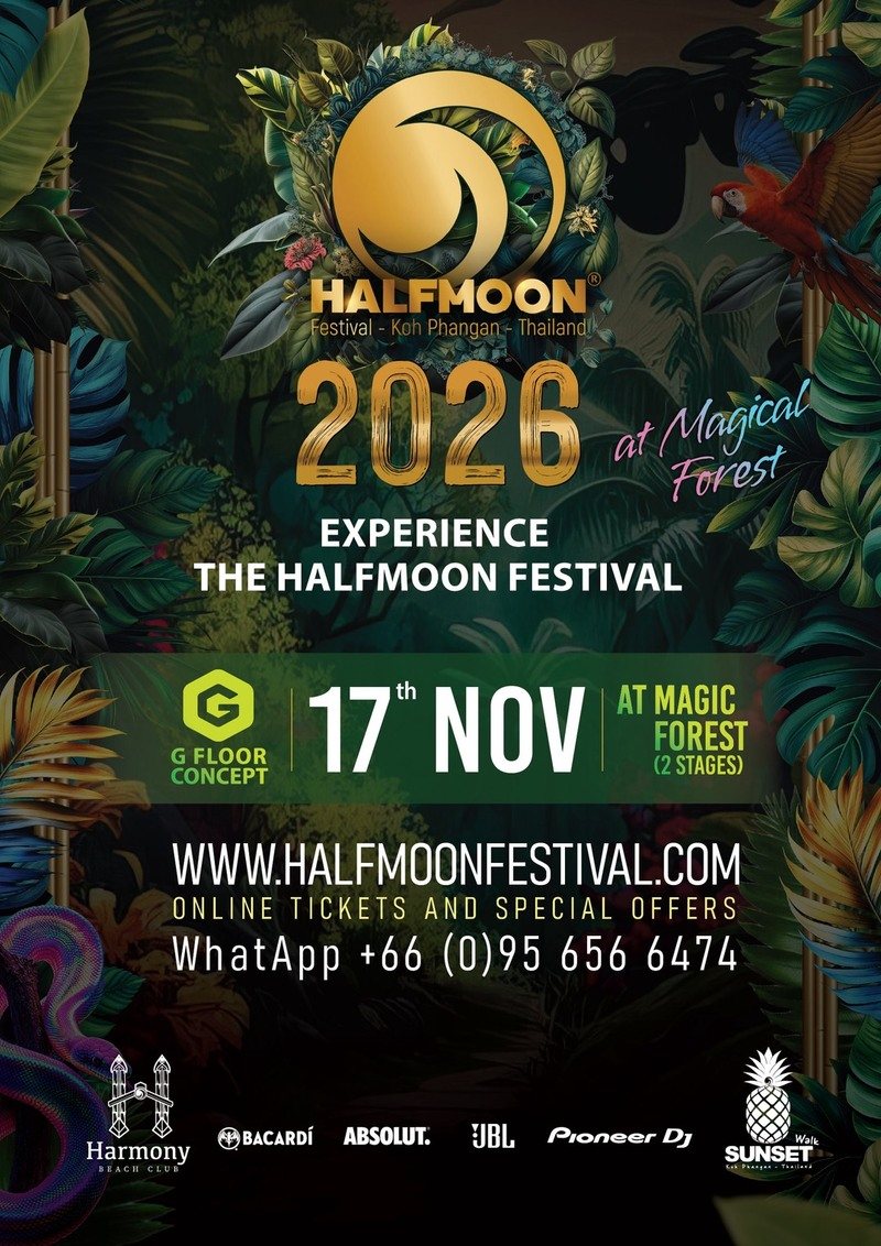 Half Moon Festival, Koh Phangan (17 November)