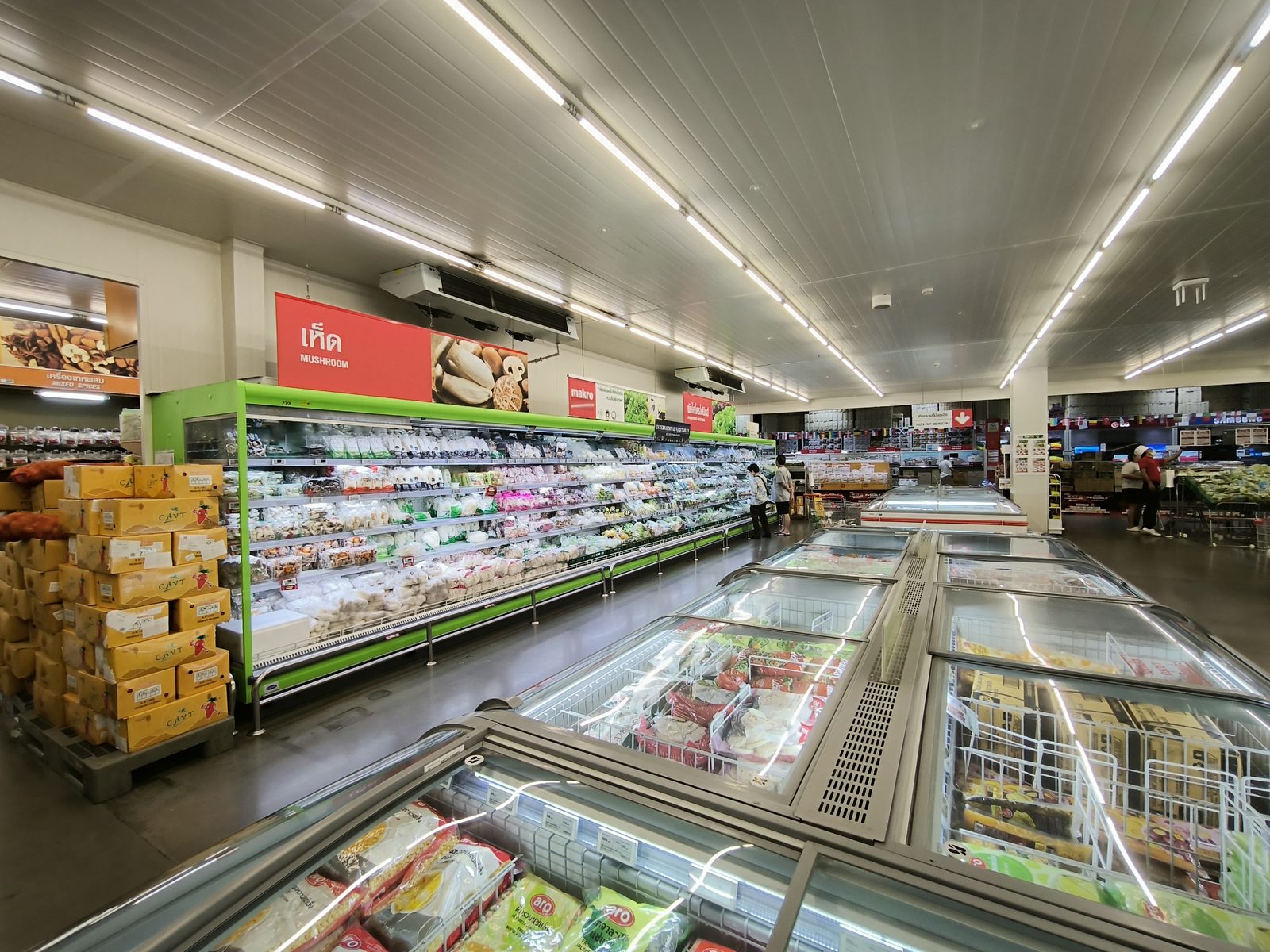 The frozen food aisle at Makro on Ram Inthra