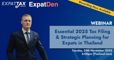 Recoding Essential 2025 Tax Filing from Expat Tax Thailand