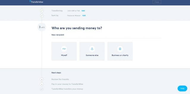 TransferWise Recipient