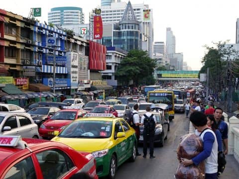 traffic in bangkok