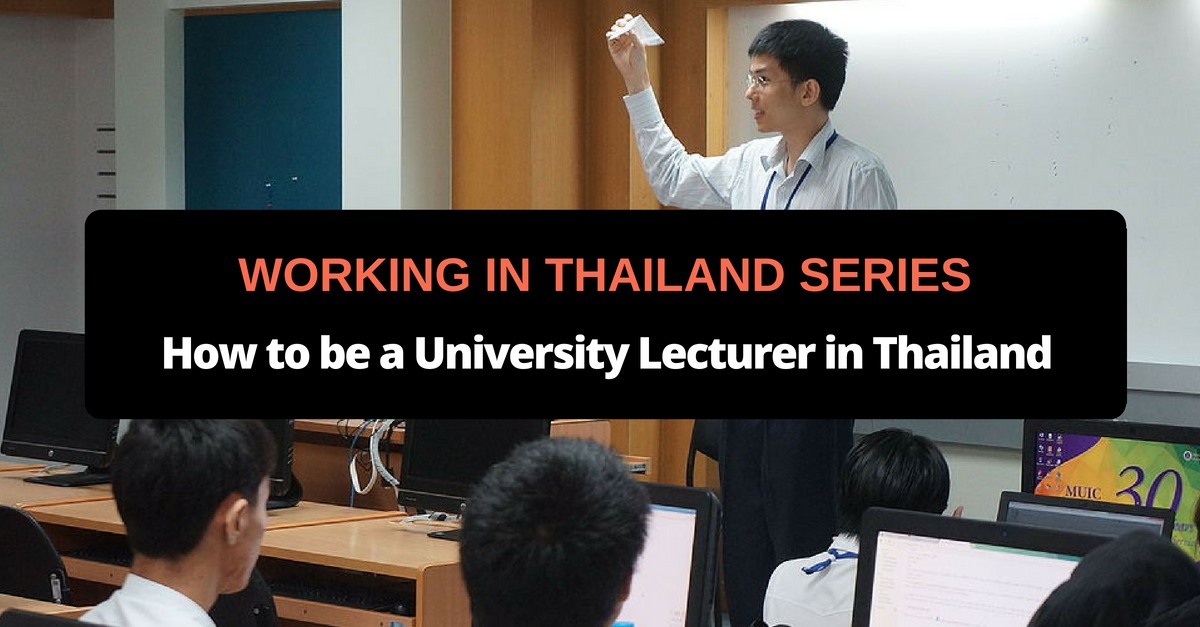 university lecturer thailand