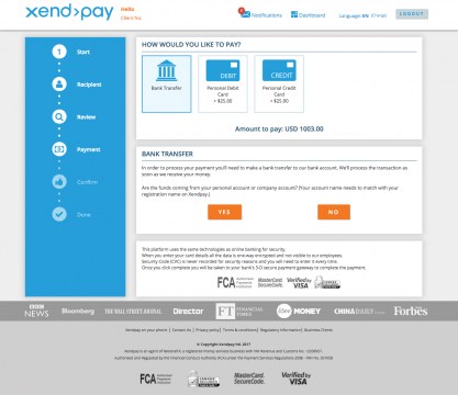 XendPay Transfer